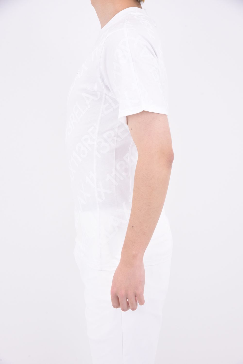 DIAGONAL LOGO T-SHIRTS / ダイアゴナルロゴ 半袖Tシャツ ホワイト