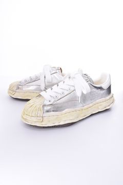 "BLAKEY" OG Sole Wrinkled Leather Low-top Sneaker / オリジナルソール ウィンクルレザー ローカットスニーカー (シルバー)