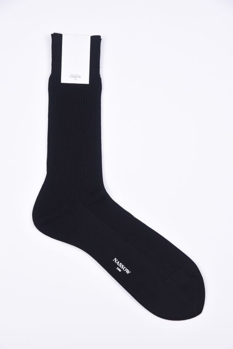 MINIMUM RIB / 日本製 ミニマム リブソックス ブラック