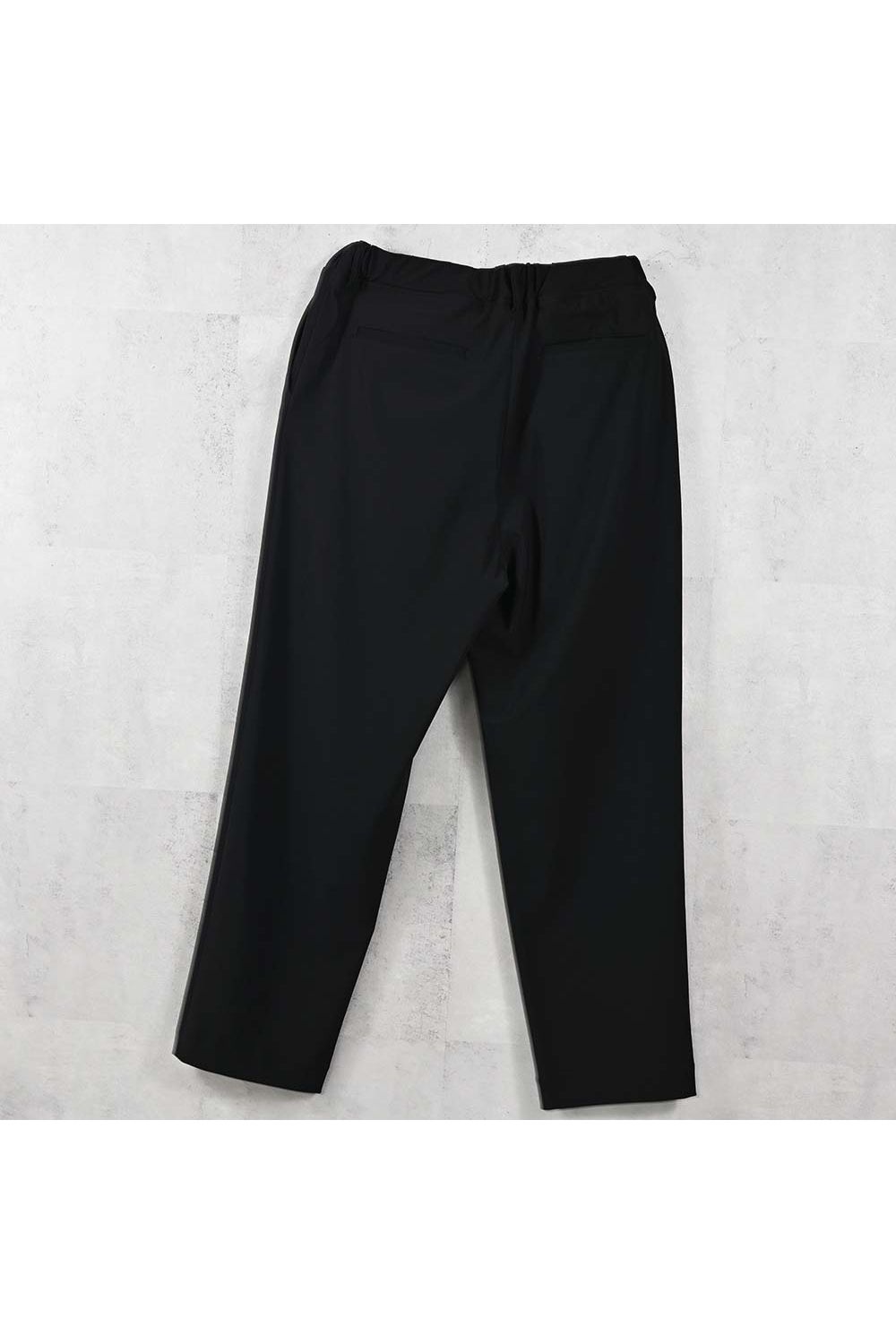 BEN PANTS / ルーズフィット ワイドシルエット ロングパンツ (ブラック) (5月中旬入荷予定) ※オーダー締切:2月15日(日)18時