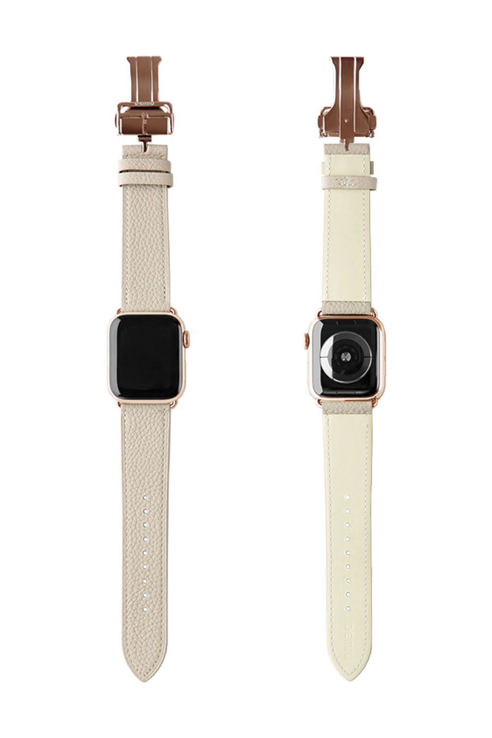Apple Watch Leather Band / Apple Watchレザーバンド ベージュ / ピンクゴールド