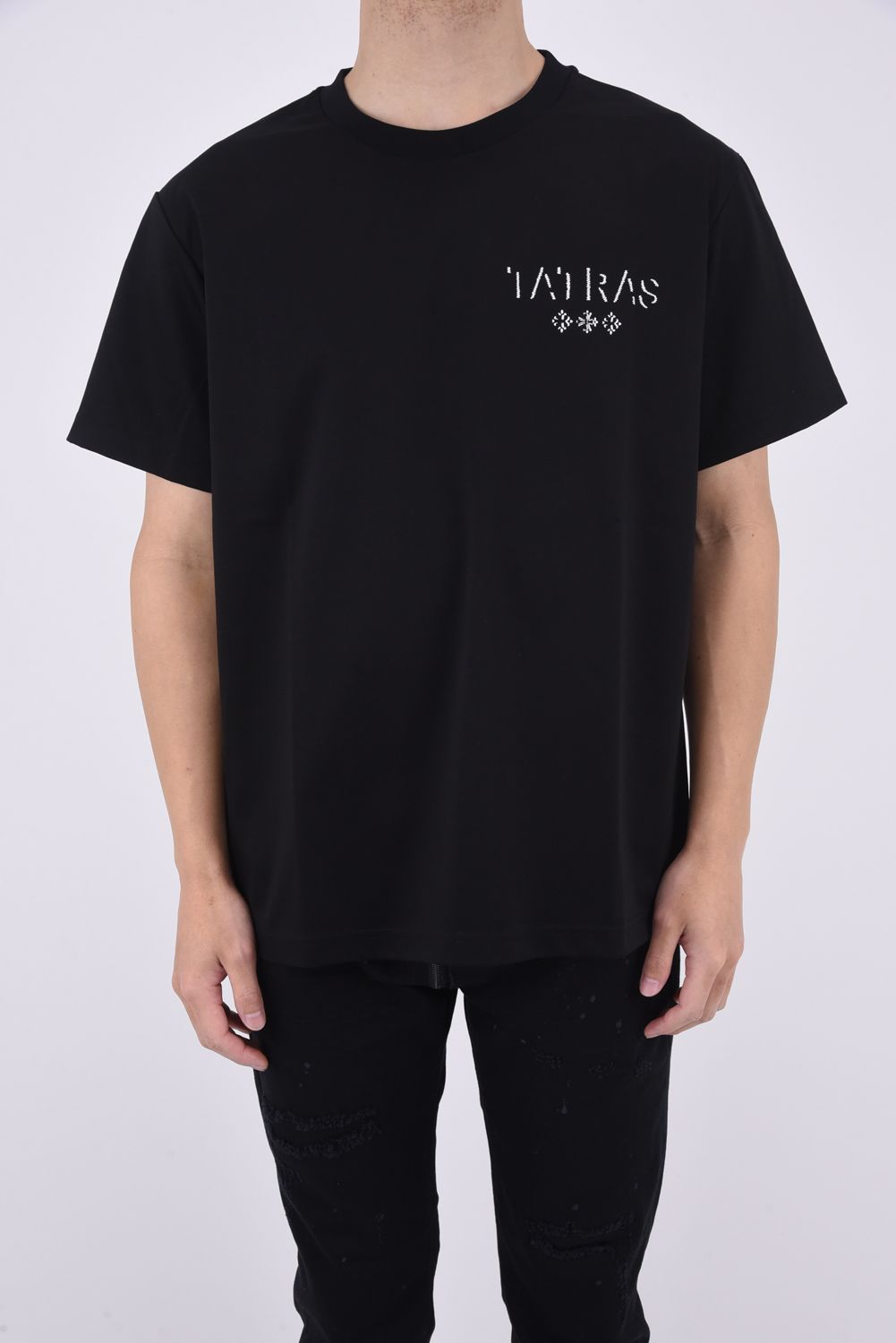 LOGADO (ロガード) / ロゴ クルーネック 半袖 Tシャツ ブラック