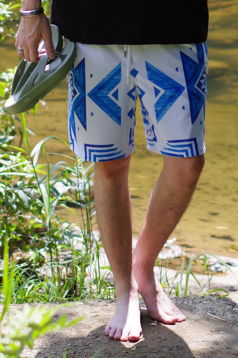 RUSH SHORTS / ラッシュガード ショートパンツ ネイティブブルー