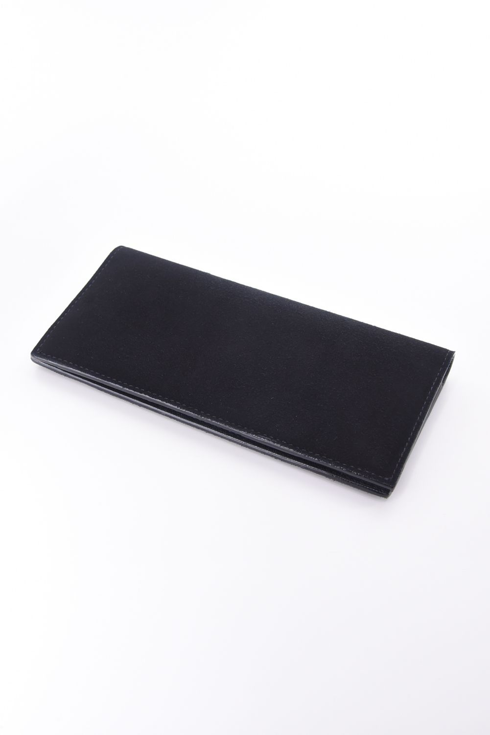 LONG WALLET / LA396 二つ折り ロングウォレット ブラック / ブラック
