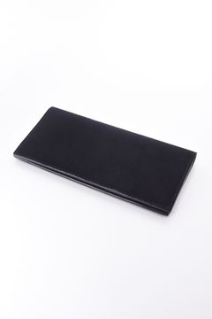 LONG WALLET / LA396 二つ折り ロングウォレット ブラック / ブラック