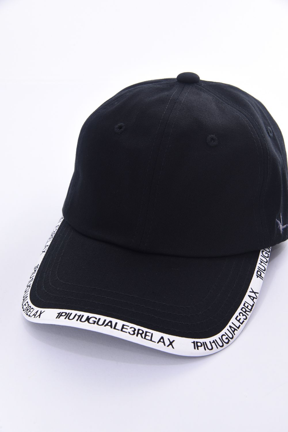 COLLAR LOGO CAP / カラーロゴ キャップ ブラック