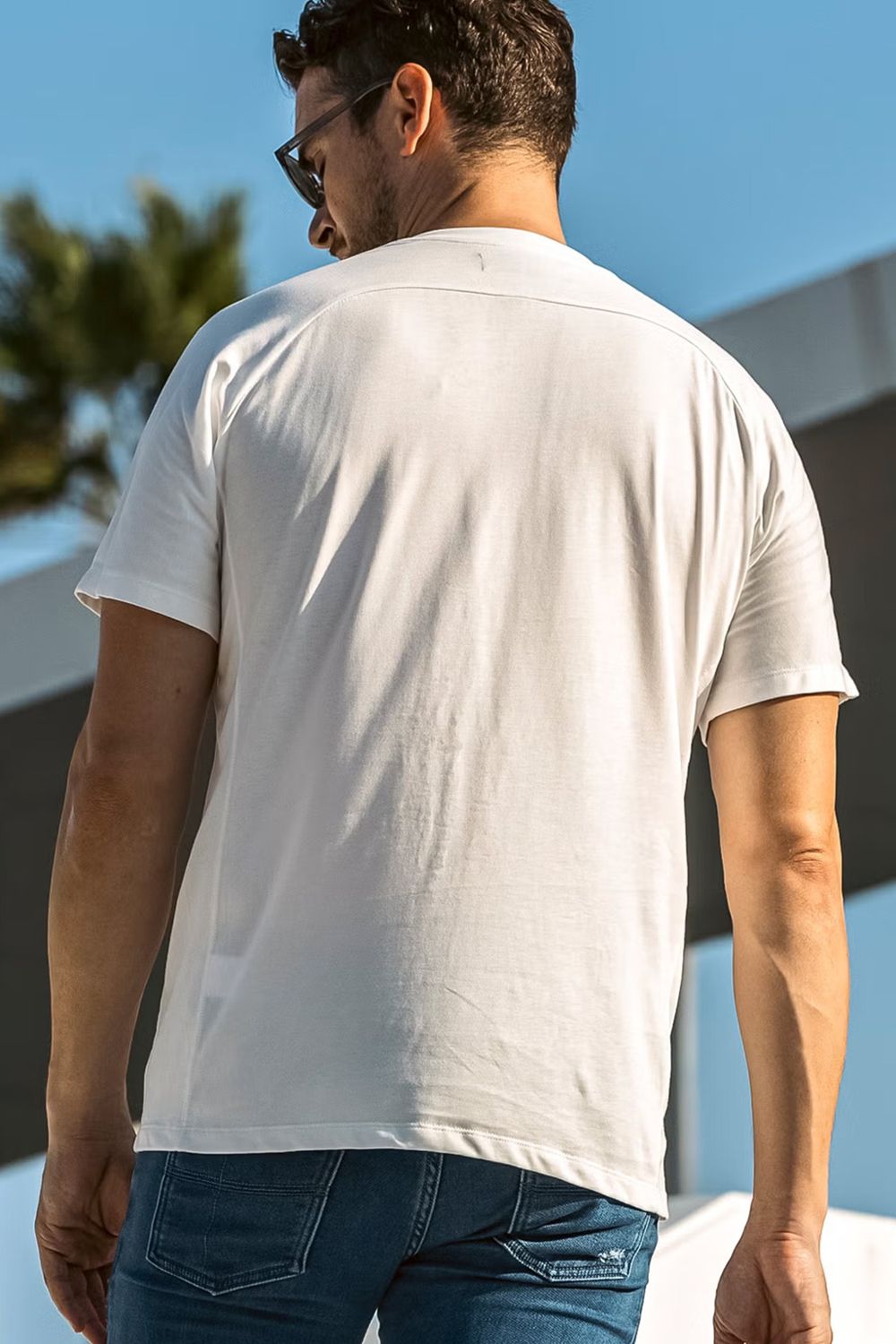 【26SS】 NAME PATCH T-SHIRT / ブランドロゴネームパッチ Tシャツ (ホワイト)