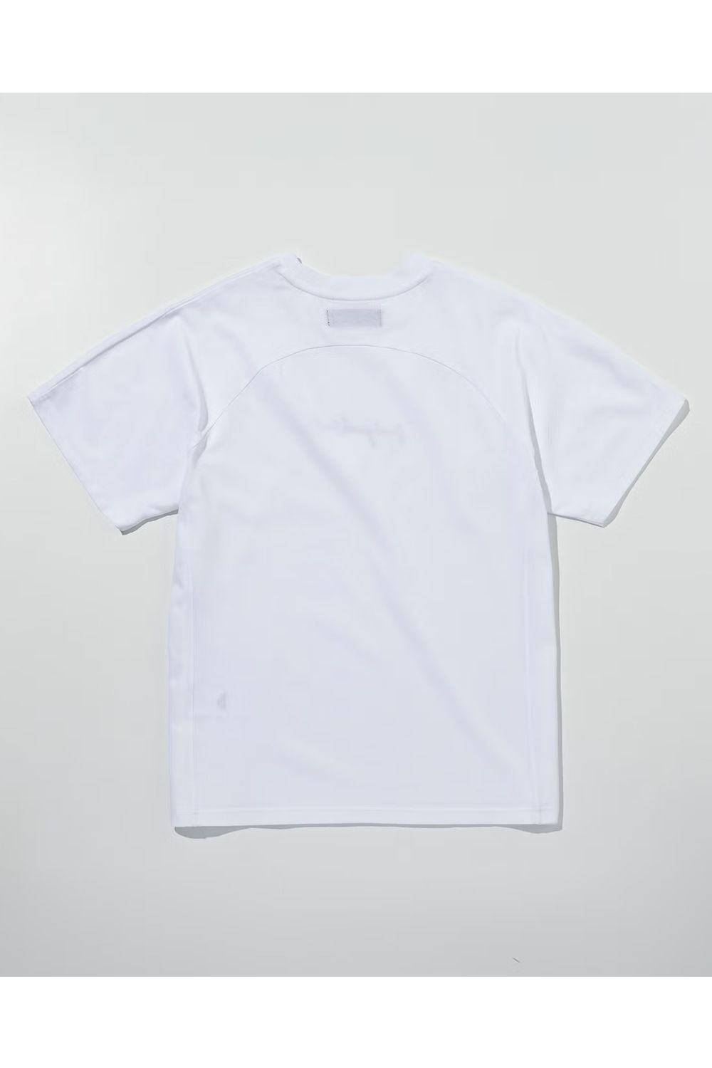 【26SS】 GRADIENT RHINESTONE T-SHIRT / グラデーション ラインストーンロゴ Tシャツ (ホワイト)