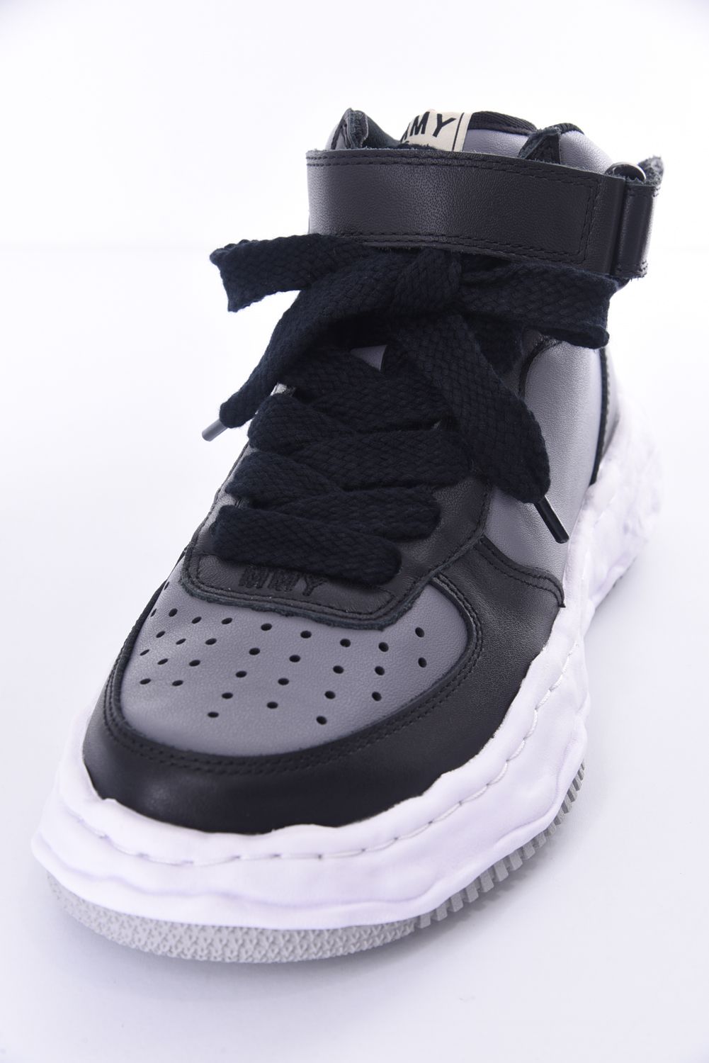 "FREDDIE HIGH" OG sole leather High-Top sneaker / オリジナルソール レザー ハイカットスニーカー ブラック