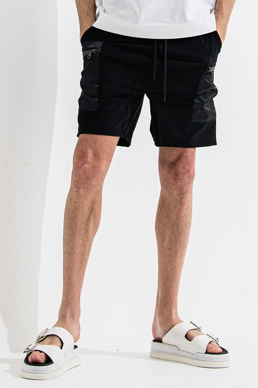 NYLON GR SHORTS / ナイロンギア ショートパンツ ブラック