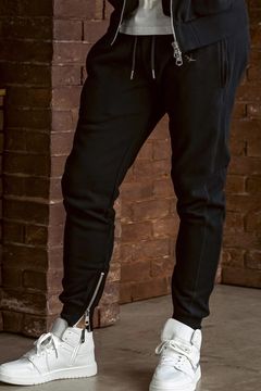 【26SS】 LUXURIOUS ZIP JOGGER PANTS / 裾ファスナー ジョガーパンツ (ブラック)