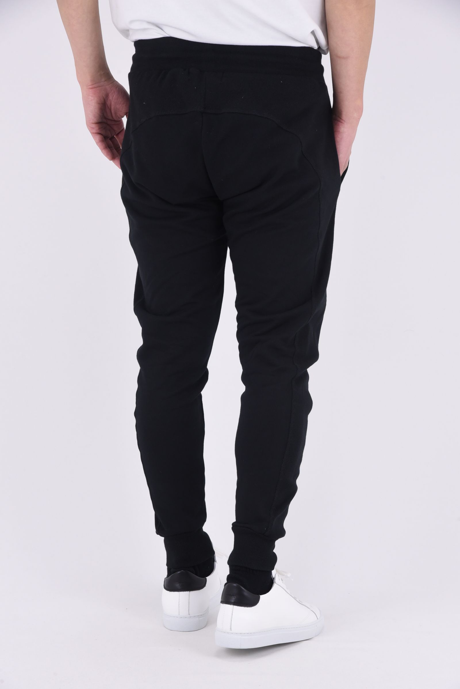 CIRCLE LONG PANTS / サークルロゴ スウェットパンツ (ブラック)