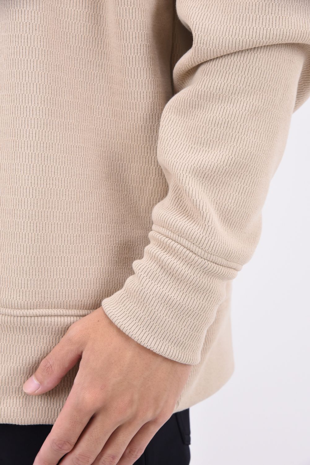 リサウンドクロージング トレーナー裏起毛　ベージュ RESOUND CLOTHING - THERMAL LOOSE TRAINER / 【定番商品】 裏