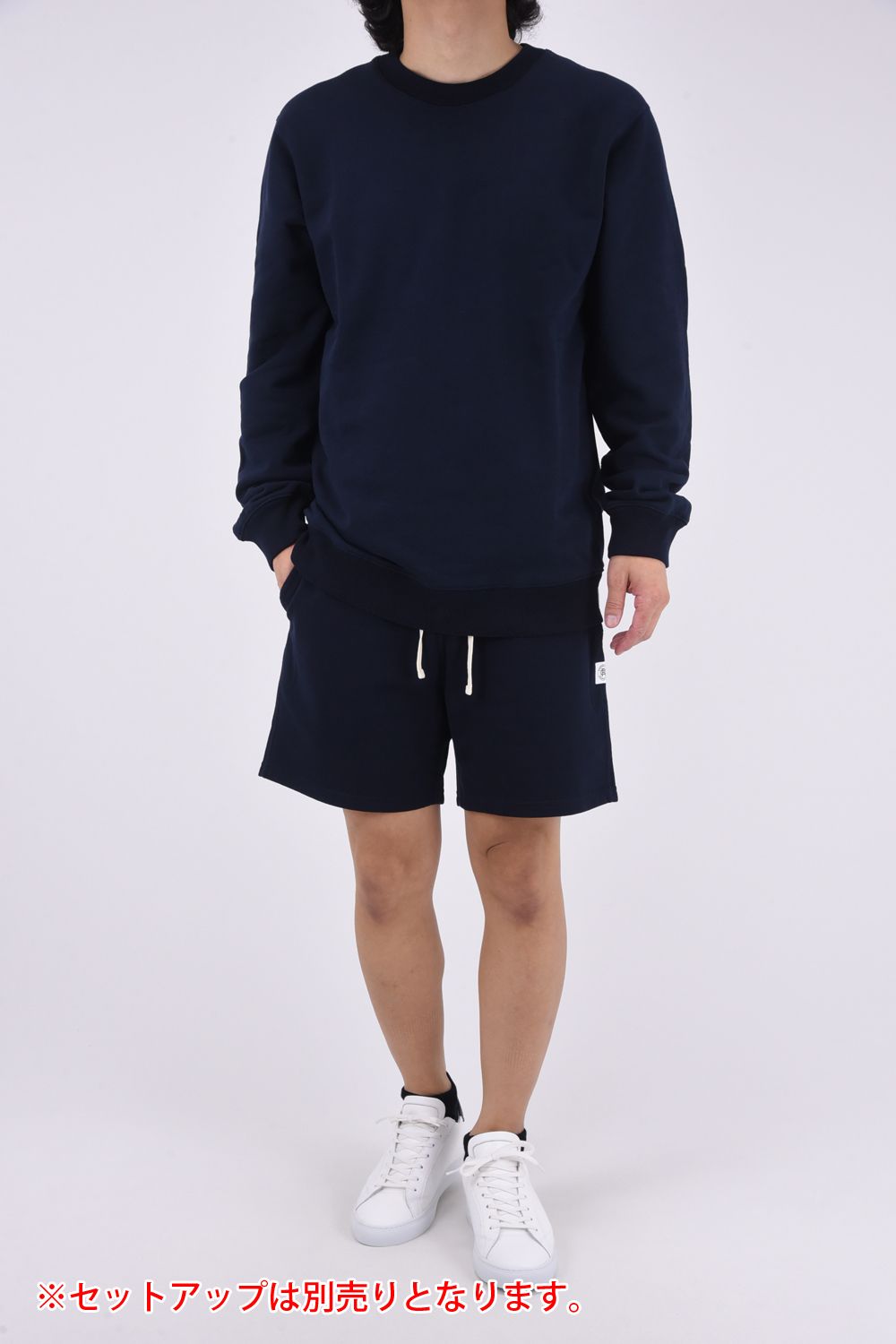 【国内正規品】 MIDWEIGHT TERRY CREWNECK CLASSIC/ ミ゙ッドウェイト クルーネックスウェット クラシックフィット ネイビー