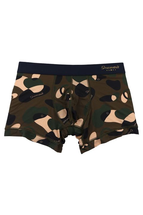Camouflage Short Boxer - カーキ