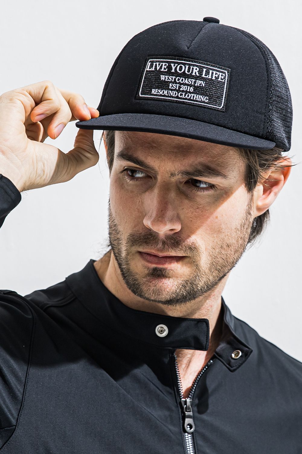 LIVE MESH CAP / メッシュ ベースボール キャップ （ブラック）(5月上旬入荷予定) ※オーダー締切2月15日(日)18時