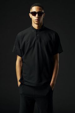 【期間限定ポイント30倍】【113SPORT VOL.13 / 25SS】 113SPORTHYBRID POLO / 113スポーツ ハイブリッド ポロブラック