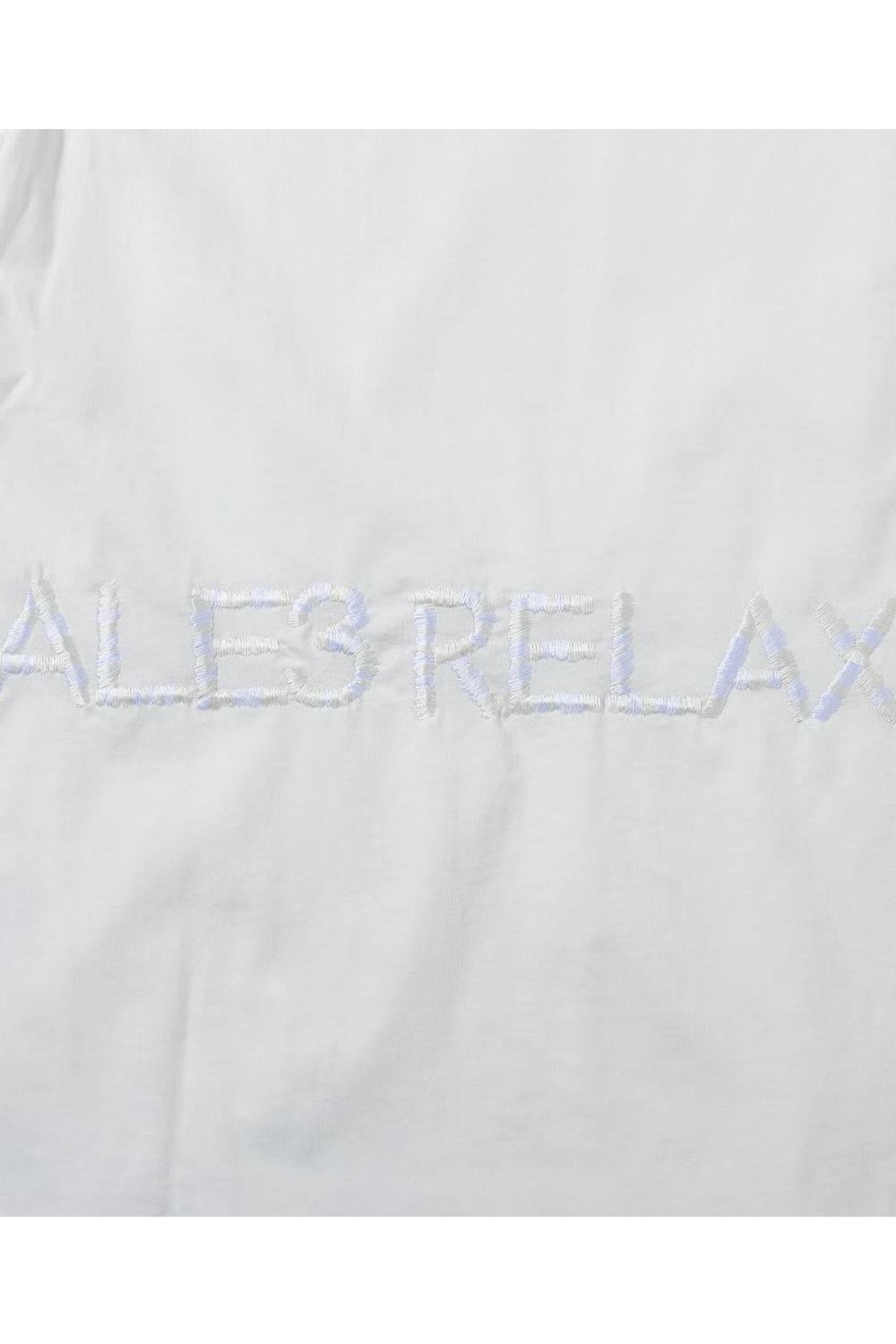 【26SS】 HAND EMBROIDERED LOGO T-SHIRT / ブランドロゴ刺繍 Tシャツ (ホワイト)