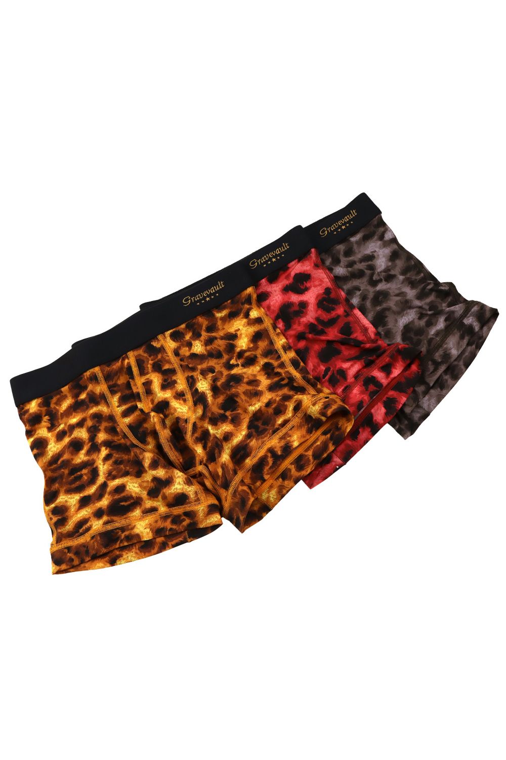 LEOPARD Short Boxer - レッド