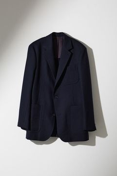 3POCKET SINSLE WOOL TWILL / スリーポケット ジャケット ネイビー
