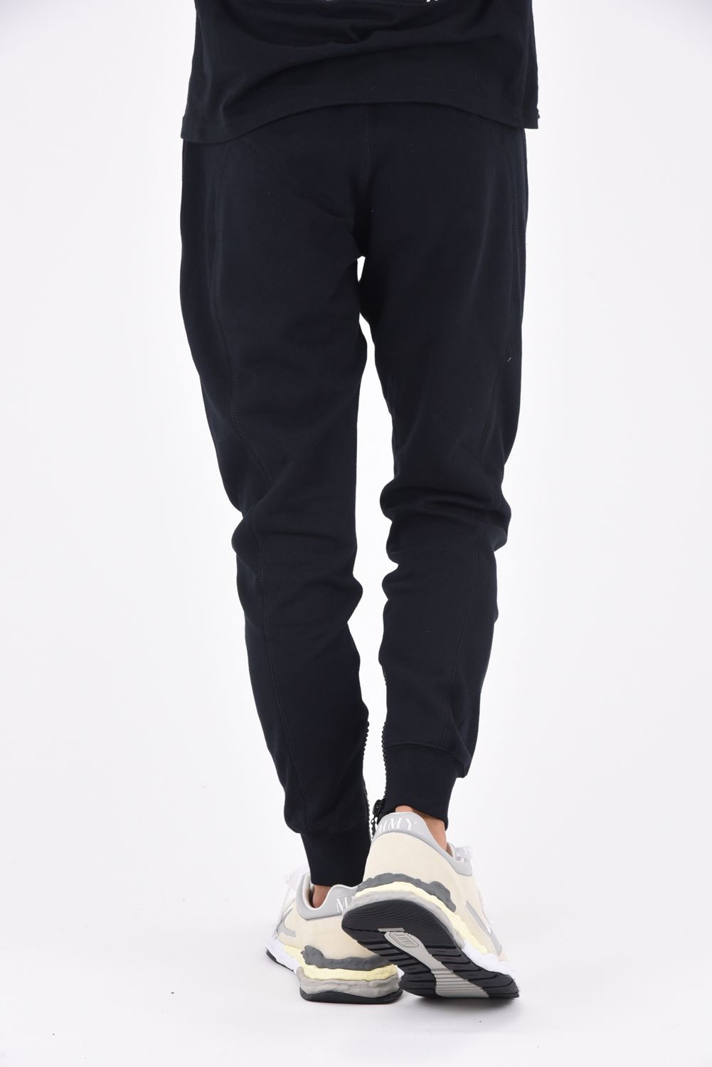 1PIU CIRCLE LOGO RHINESTONE PANTS / 1PIUサークルロゴ ラインストーン スウェットパンツ ブラック
