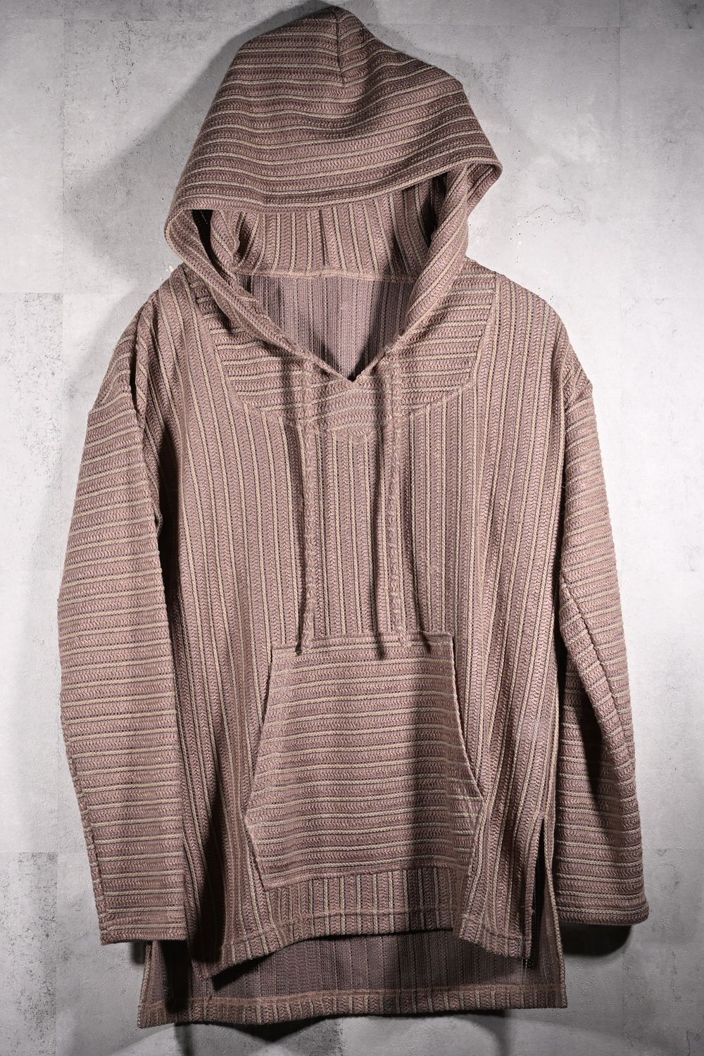 RUSSEL MEXICAN HOODIE / ラッセル織り プルオーバー オリジナルメキシカンパーカー (ブラウン) (3月上旬入荷予定) ※オーダー締切12/13(土)17:00