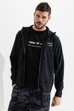RUSH ZIP HOODIE / ラッシュガード ジップパーカー ブラック