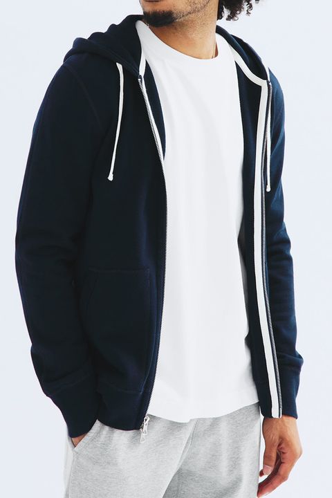 【国内正規品】 MIDWEIGHT TERRY FULL ZIP HOODIE / ミッドウェイトテリー フルジップパーカー ネイビー