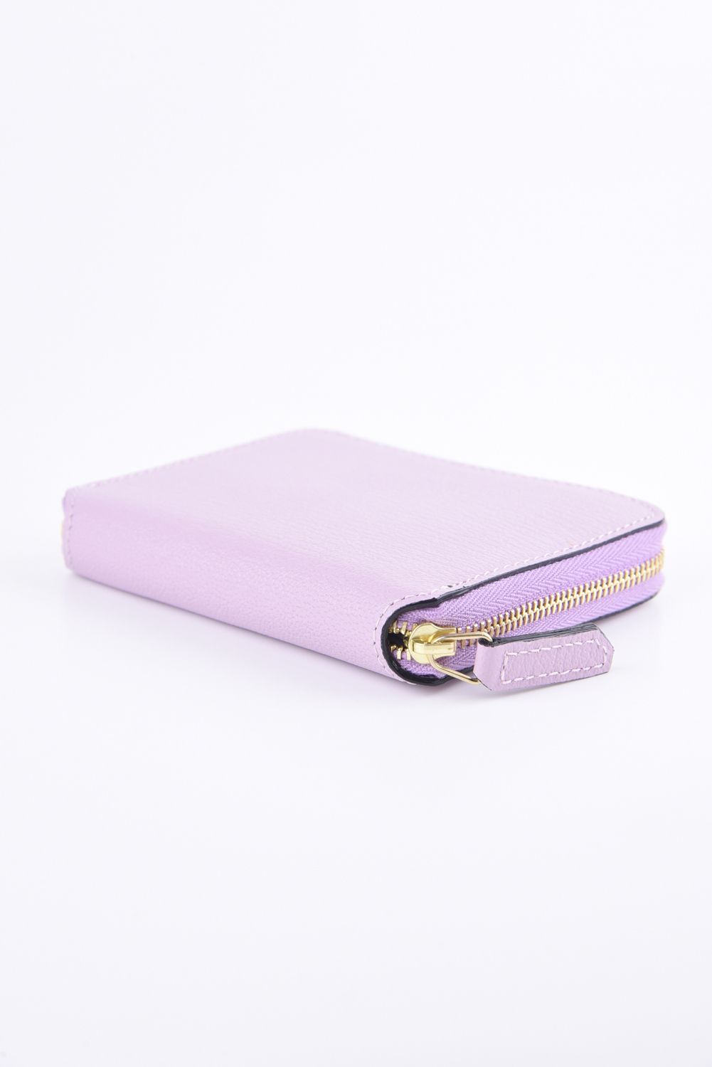 ROUND ZIP MINI WALLET / LA393GT ラウンドジップ ミニウォレット ライラック/ オンアイス