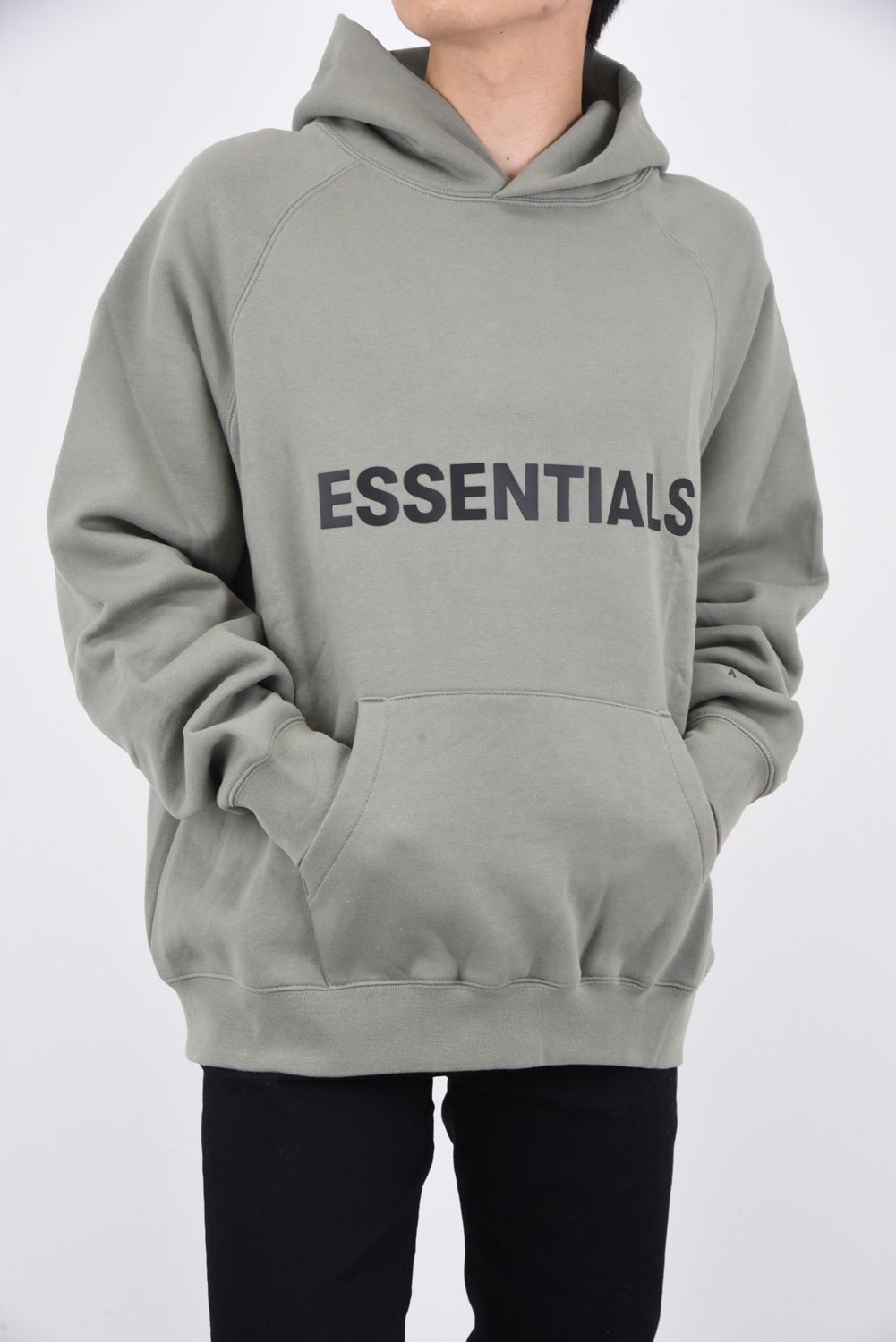 FOG ESSENTIALS - ESSENTIALS FRONT LOGO HOODIE / 裏起毛 フロント 袖 