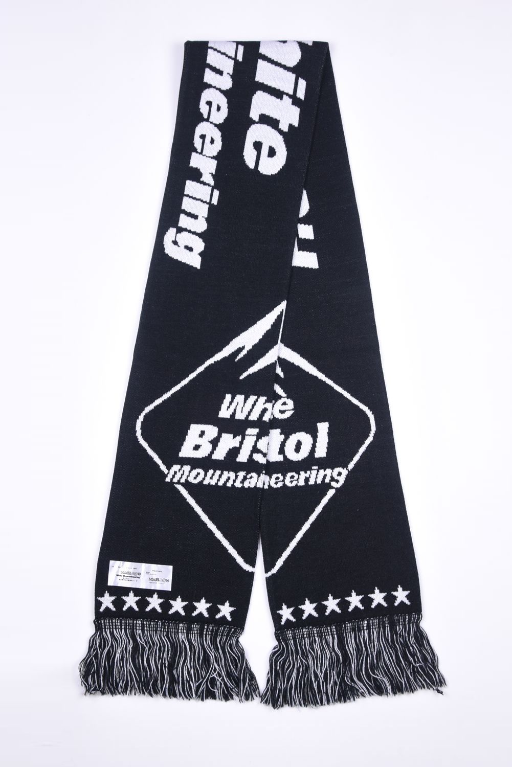 【WM  /  F.C.Real Bristol】 MUFFLER / ブリストル ニットマフラー ブラック