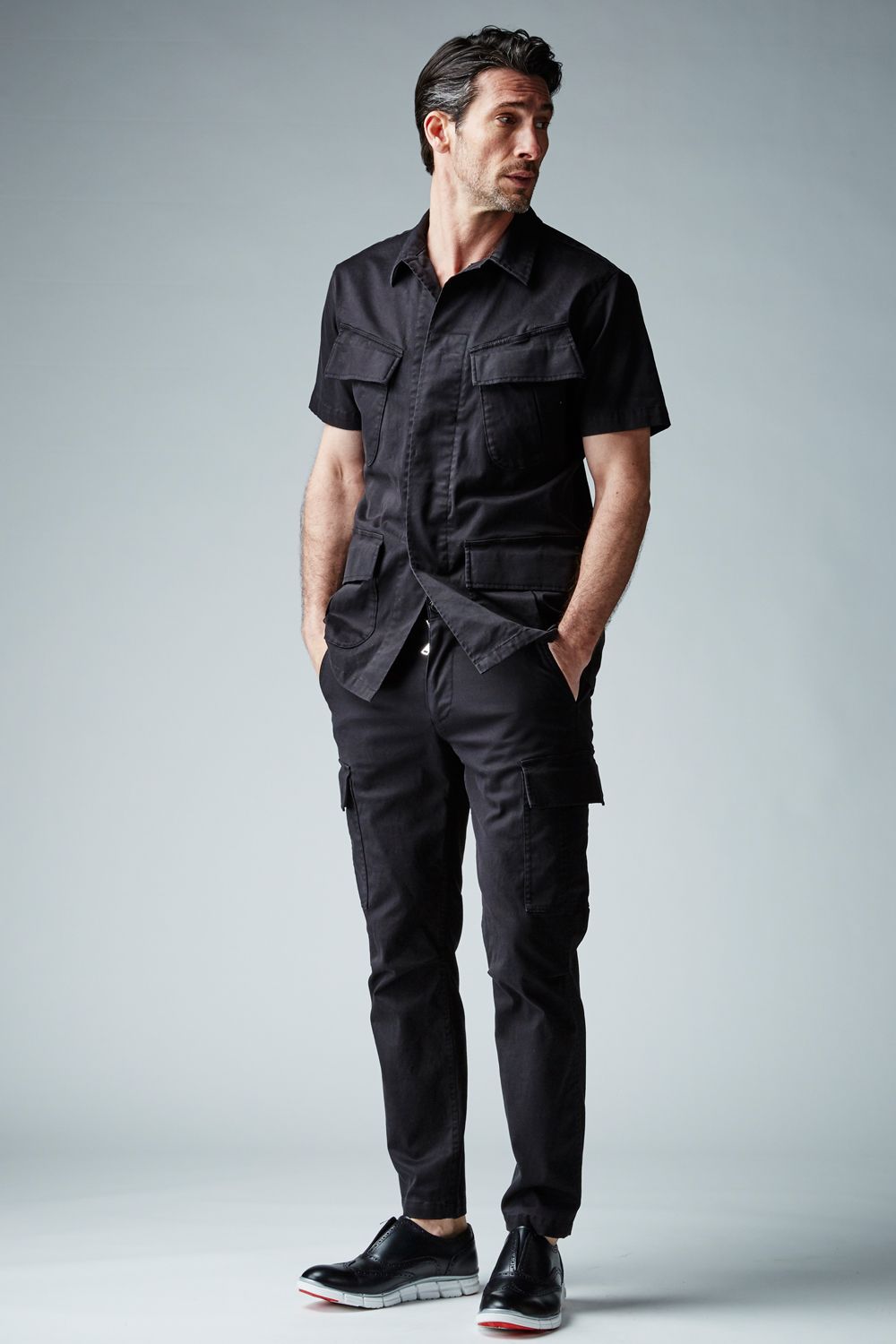 【BLACK MILITARY Vol.9】 JUNGLE FATIGUE CARGO PANTS -BLACK- (10月頃入荷予定 )※オーダー締切8/6(金)11:59迄