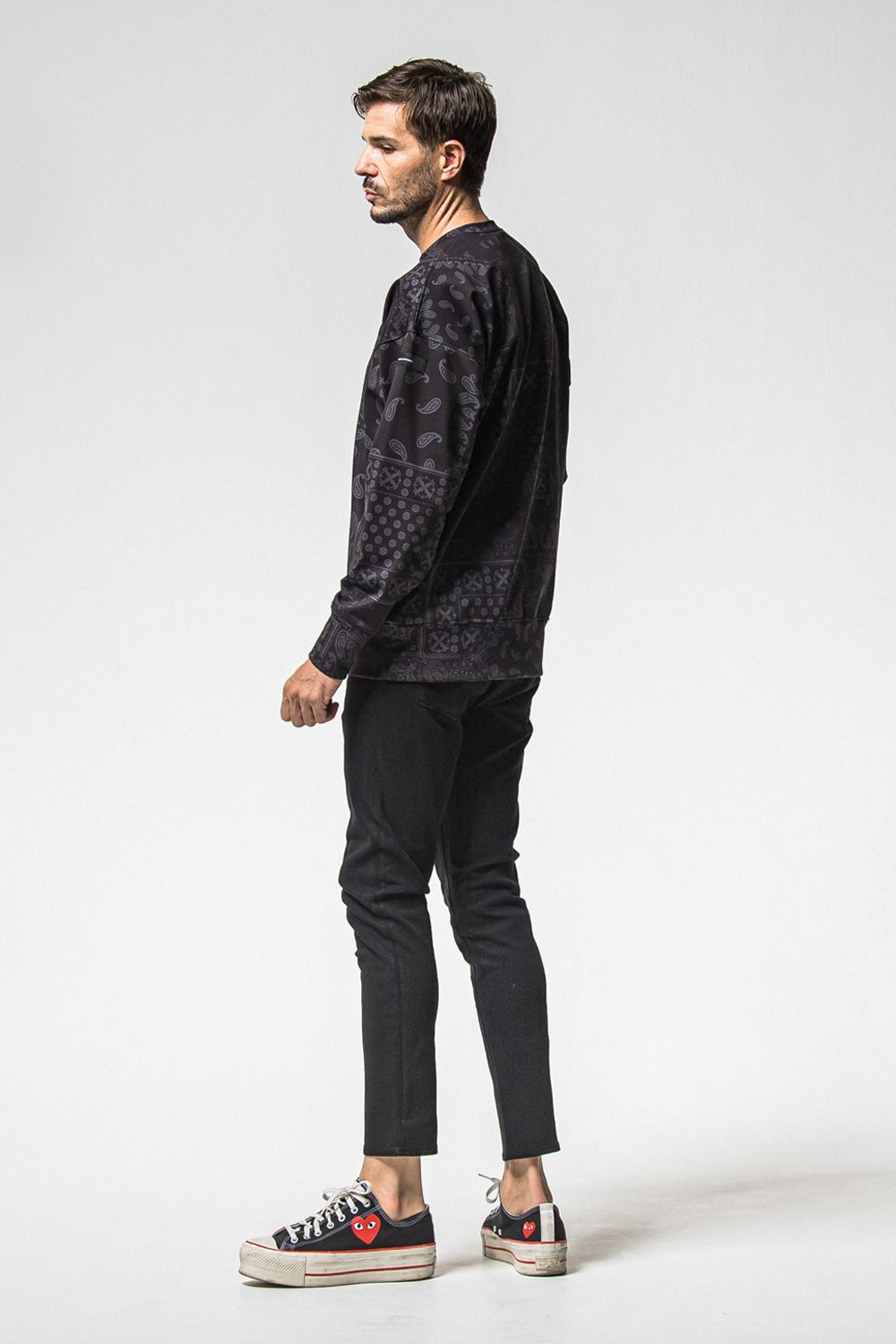 MICK DENIM JERSEY / 定番 デニム ジャージーンズ (ブラック) (12月上旬入荷予定) ※オーダー締切：9月1日(月)18:00