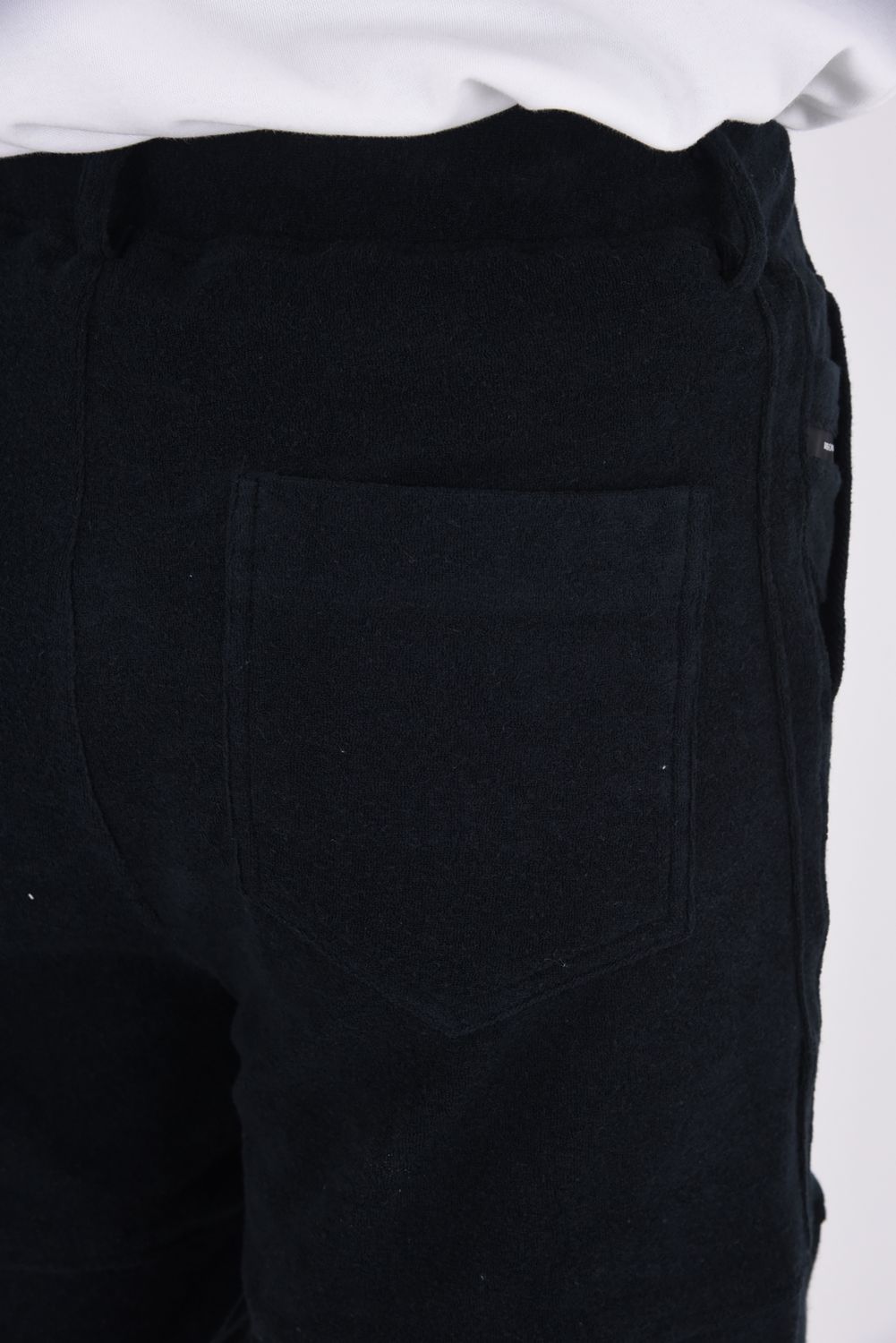 TYLER PILE SHORTS / オーガニックコットン パイルショートパンツ ブラック