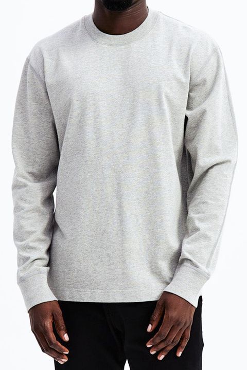 【国内正規品】 MIDWEIGHT JERSEY LONG SLEEVE / ミッドウェイト ジャージ 長袖Tシャツ ヘザーグレー
