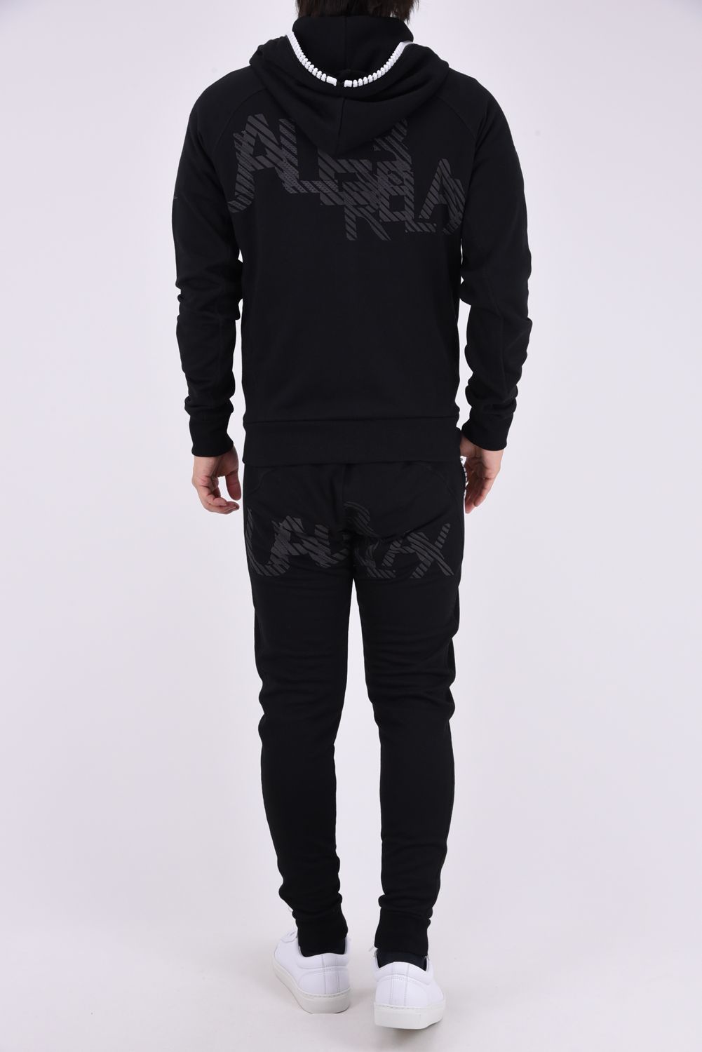 【26AW】 TC FRENCH TERRY SHADOW LOGO HOODIE / フレンチテリー シャドウロゴ フーディー (ブラック)