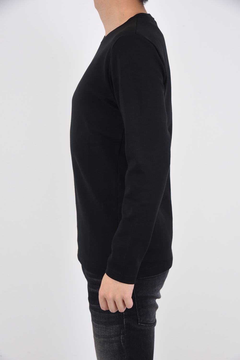 L/S CREW / ロングスリーブ ウォーム クルーネック ブラック