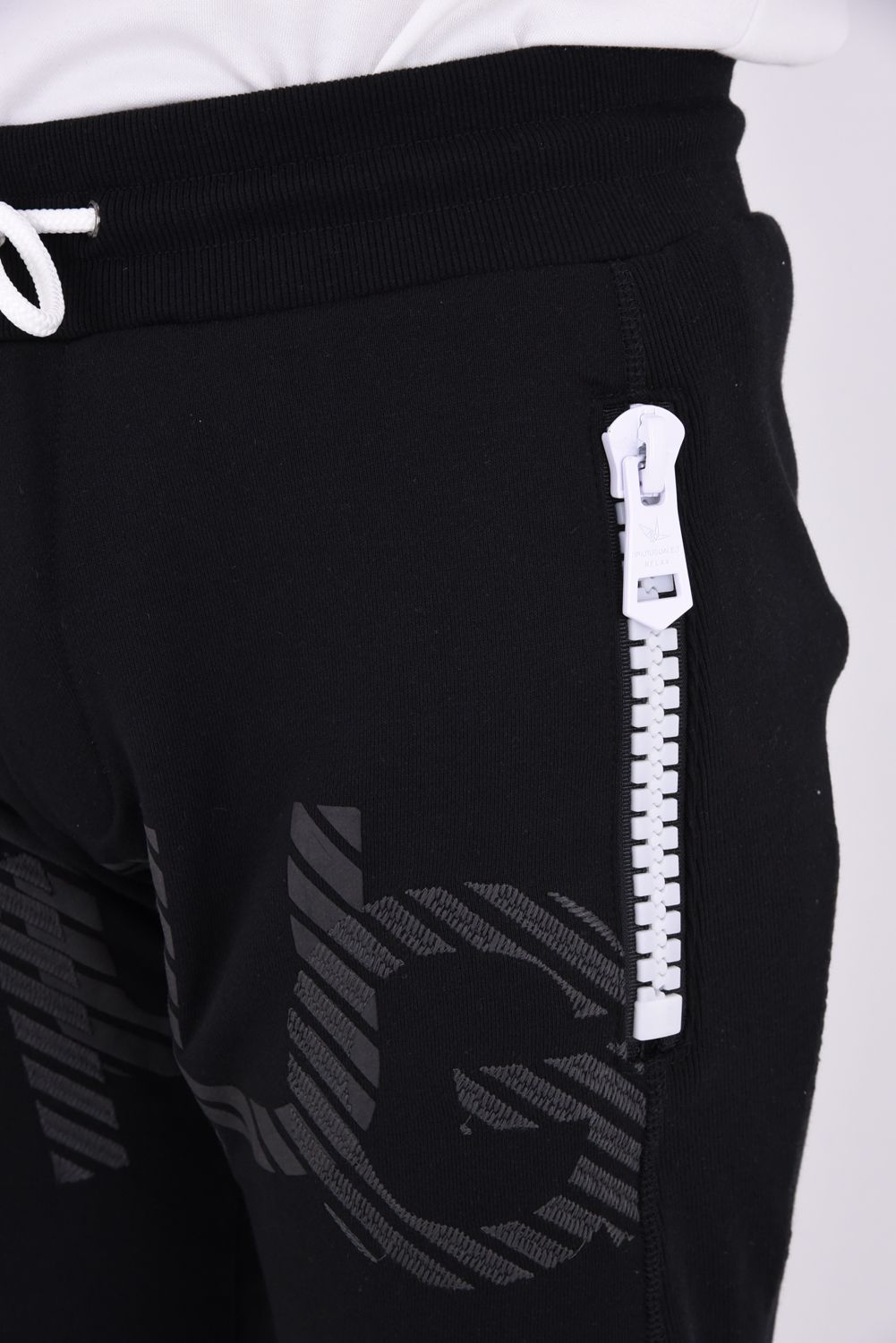 【26AW】 TC FRENCH TERRY SHADOW LOGO LONG PANTS / フレンチテリー シャドーロゴ ロングパンツ (ブラック)