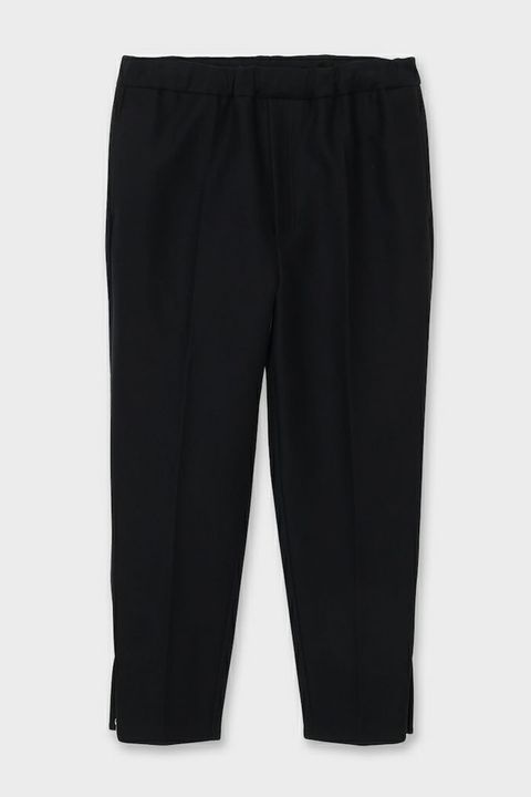 RELAX PANTS / コットン リラックス パンツ (ブラック）