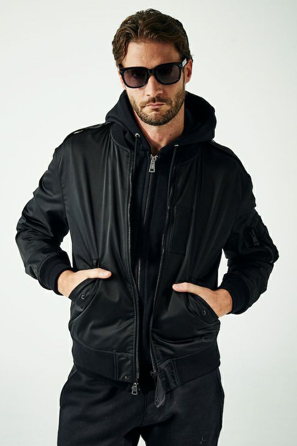 【BLACK MILITARY Vol.21】 FIRST L-2B FLIGHT JACKET / BLACK (3月~4月頃入荷予定) ※オーダー締切 1/24 (水)11:59迄