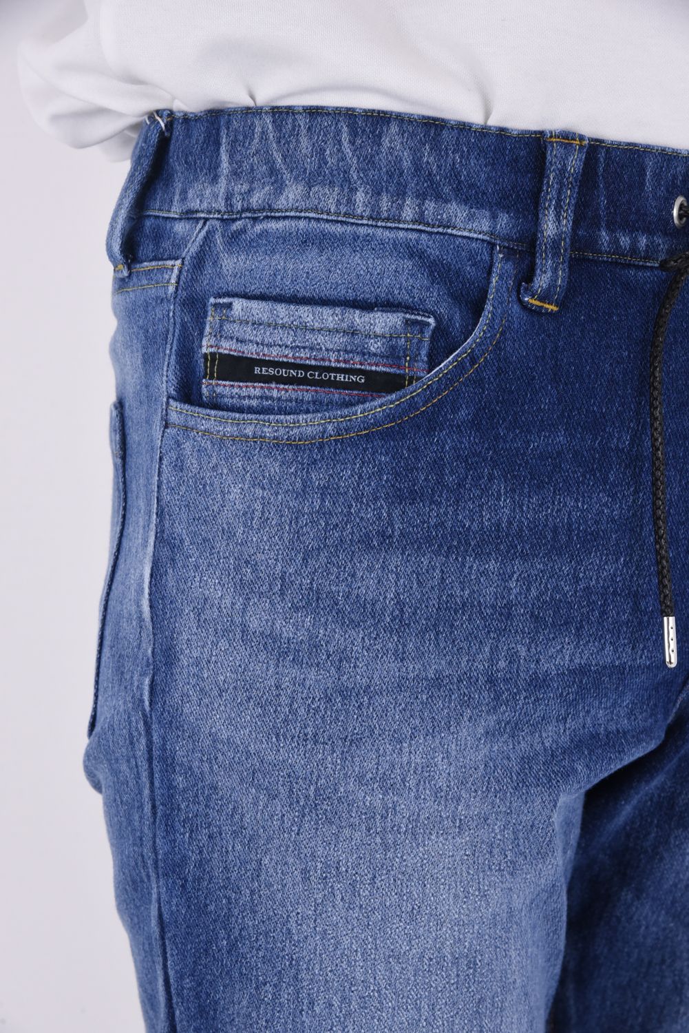 MICK DENIM JERSEY  / 定番 デニム ジャージーンズ ダークインディゴ