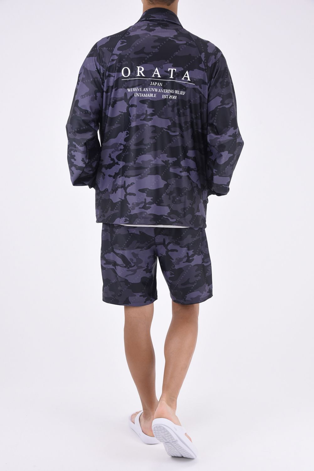 RUSH SHORTS / ラッシュガード ショートパンツ ブラックカモ