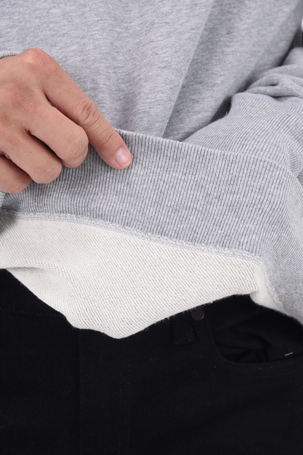【国内正規品】 MIDWEIGHT TERRY CREWNECK / ミッドウェイト クルーネックスウェット ヘザーグレー