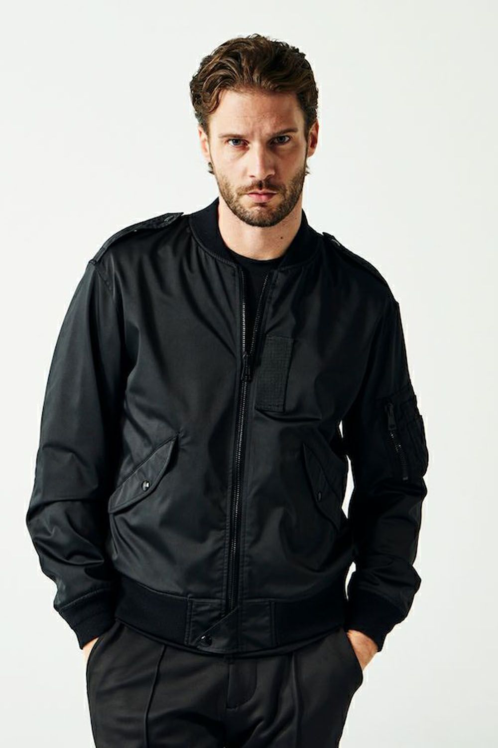 【BLACK MILITARY Vol.21】 FIRST L-2B FLIGHT JACKET / BLACK (3月~4月頃入荷予定) ※オーダー締切 1/24 (水)11:59迄