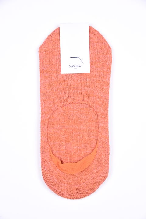 BOUCLE MIX SNEAKER SOCKS / 日本製 ブークレ ミックス スニーカーソックス オレンジ