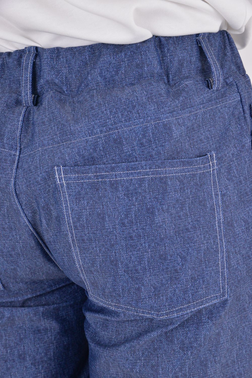 RUSH DENIM SHORTS / ラッシュガード デニムデザイン ショートパンツ (ダークインディゴ)