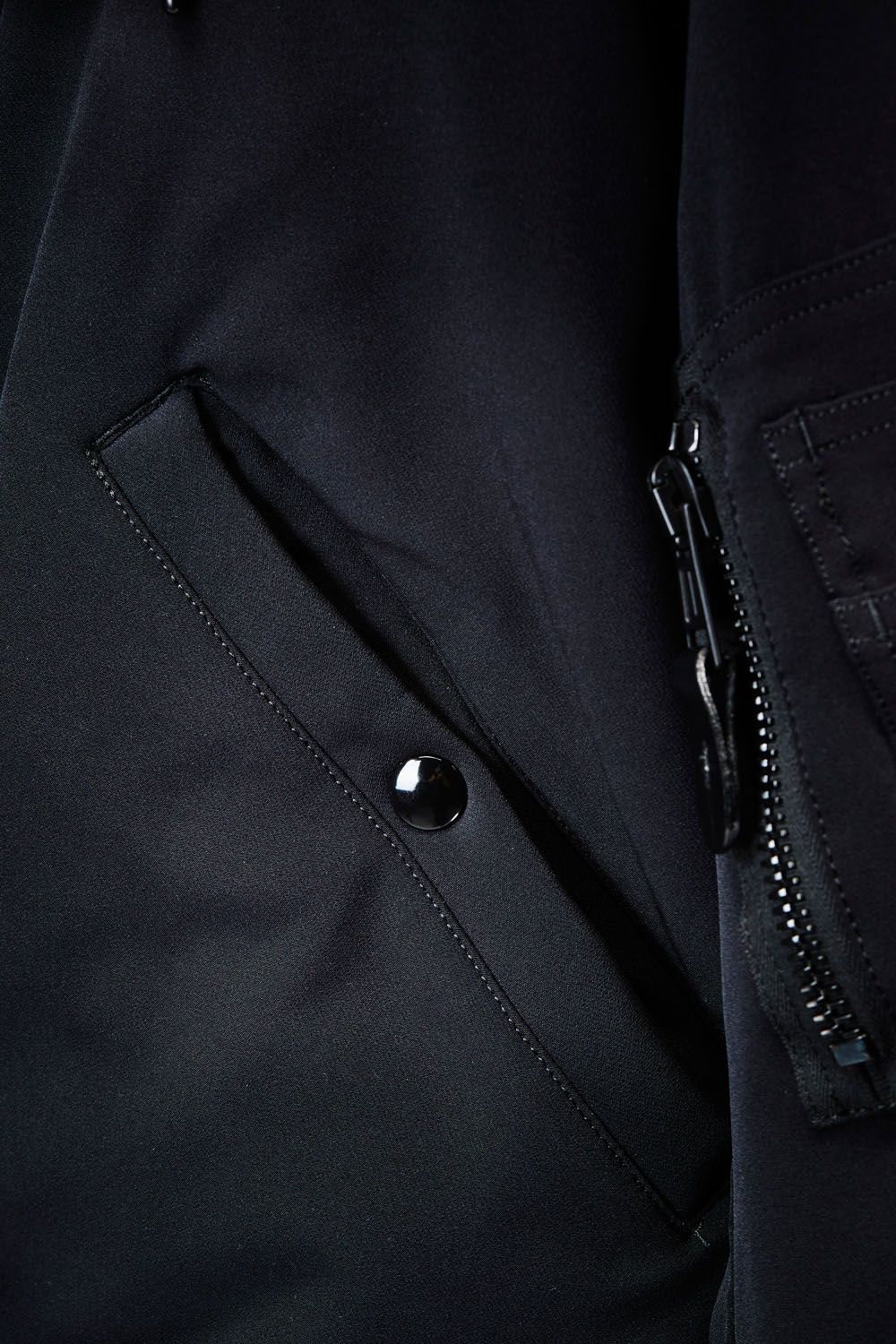 【BLACK MILITARY Vol.23】 STRETCH MAT DOUBLE CLOTH / BLACK (12月頃入荷予定) ※オーダー締切 8/22 (木)11:59迄