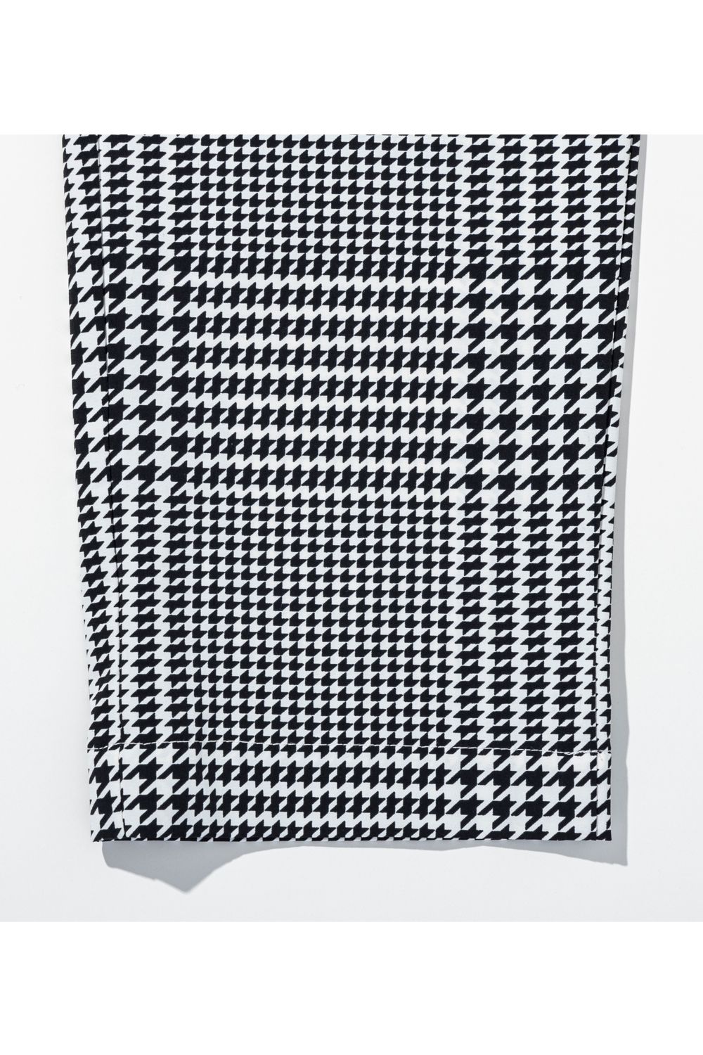 【26SS】 GLEN CHECK NYLON SLACKS / グレンチェック イージースラックス (ホワイト/ブラック) (2月上旬入荷予定)