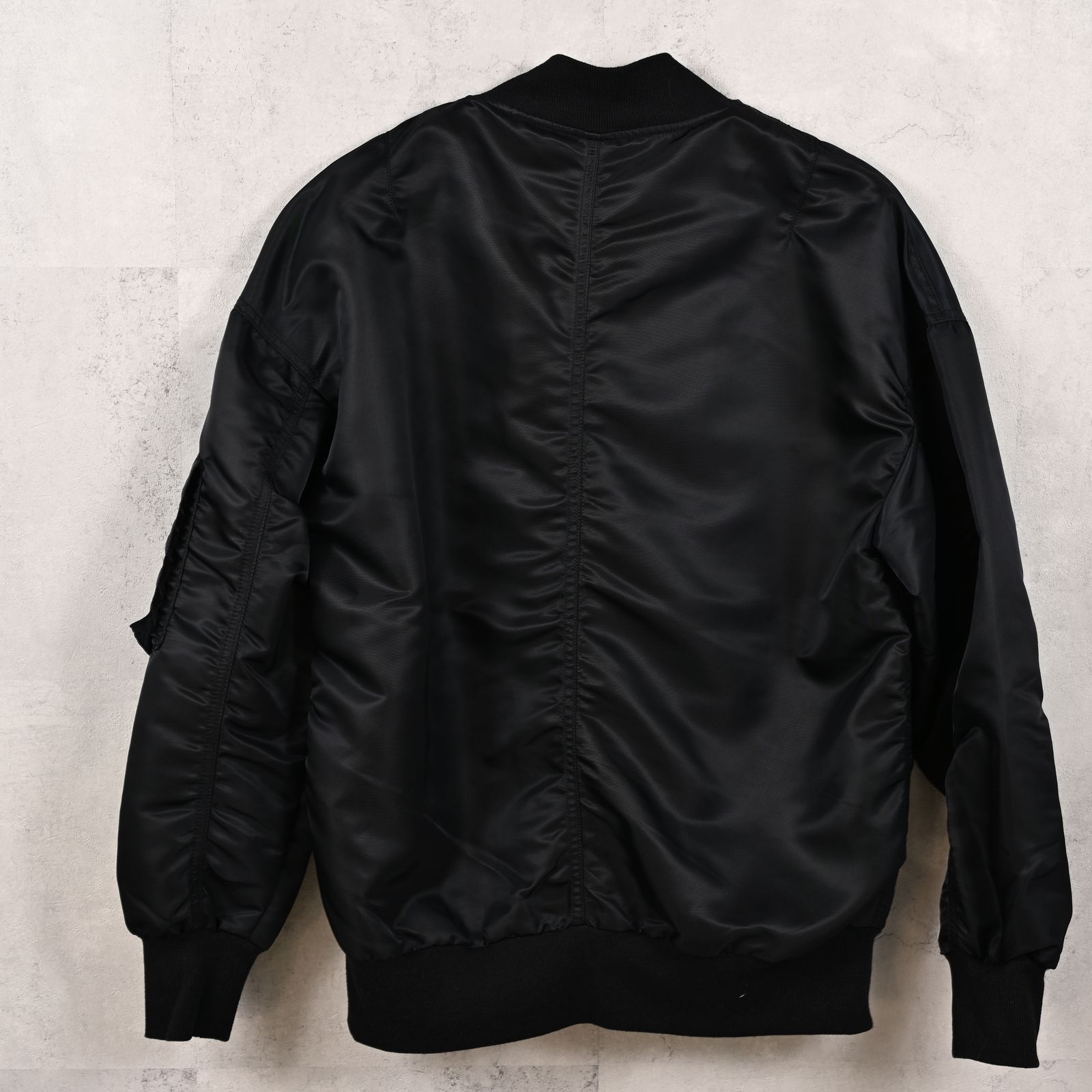 LIGHT David JACKET / ドロップショルダー フライトジャケット ナイロンブラック (9月上旬入荷予定)