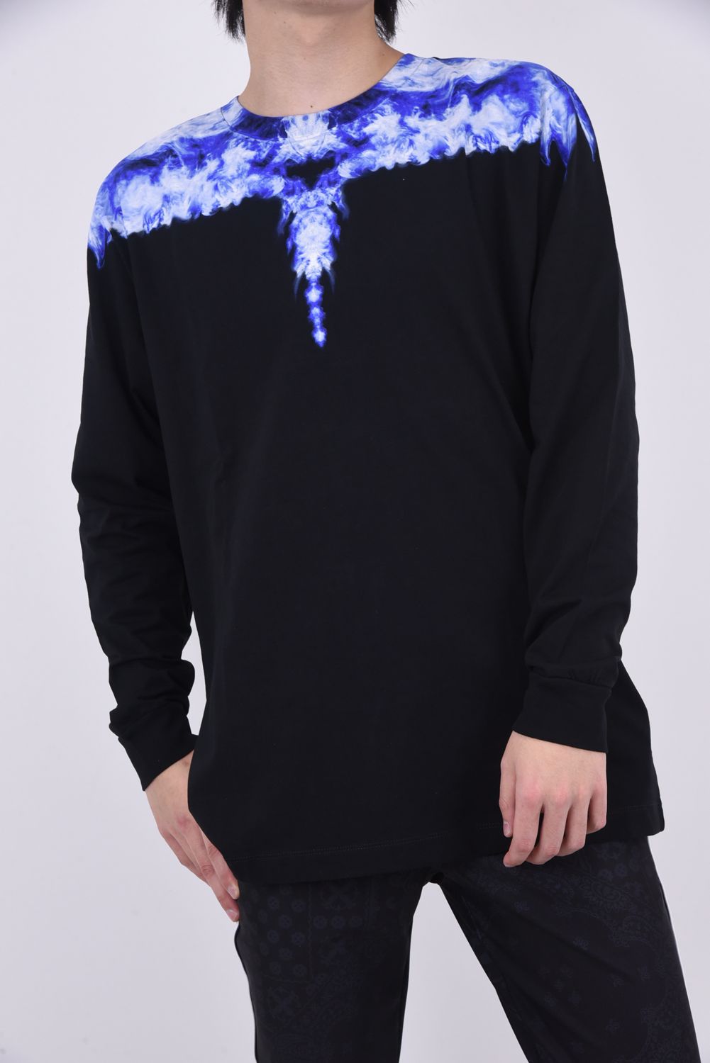 MARCELO BURLON - SMOKE WINGS REGULAR L/S TEE / スモーク ウイング